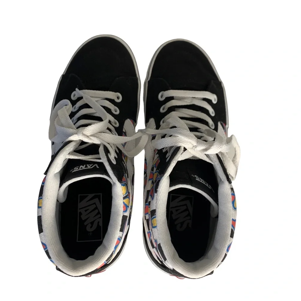 VANS‎ Women 8.5 Filmore Checkerboard Butterfly High-Top Lace Up Sneakers Shoes